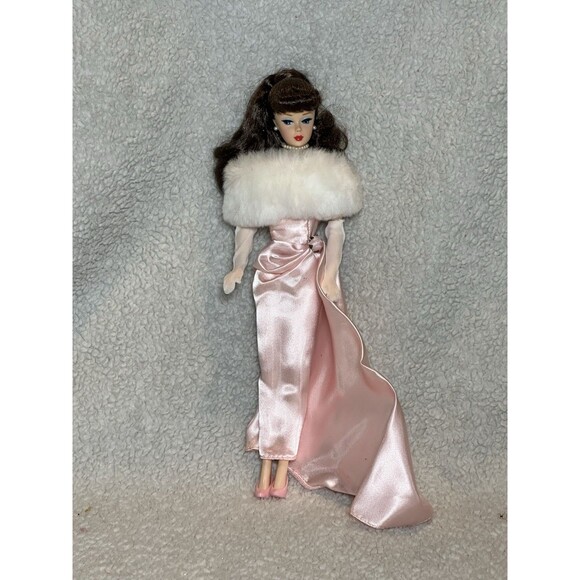 Barbie Enchanted Evening Brunette Doll 1958 Reproduction Vintage Mattel 1993 - Picture 1 of 6